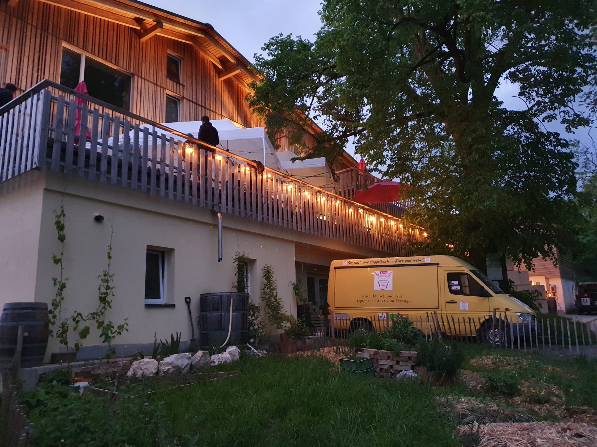 Terrassenevent in der Hofkäserei Heggelbach 