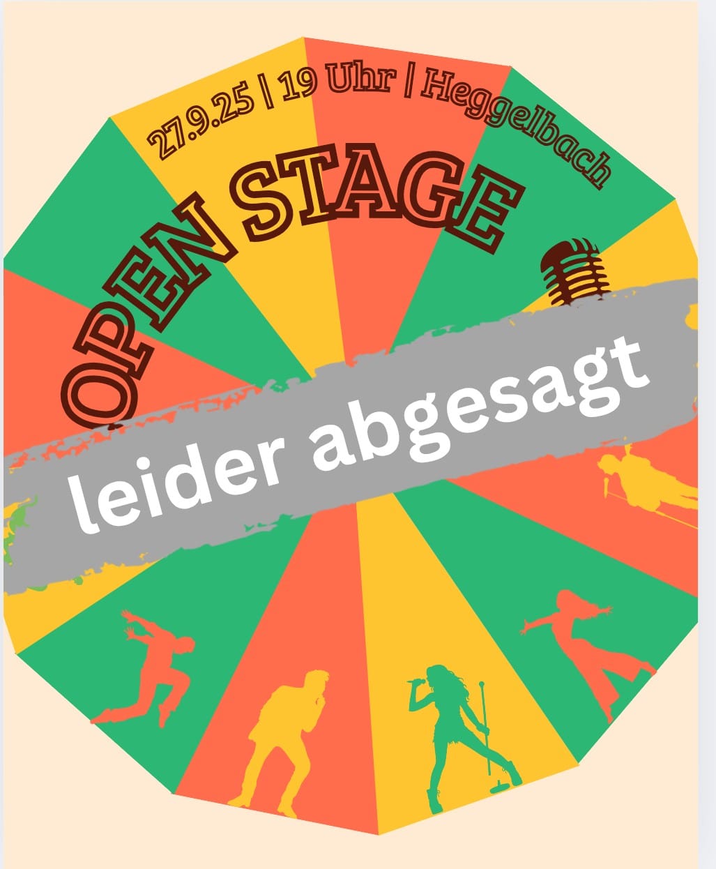 –Abgesagt– 2.⁠ ⁠Heggelbacher Open Stage
